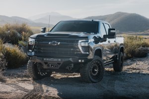 Chevrolet Silverado 2500 Front Bumper - DV8 Offroad - Spec Series - Black - `24-`26